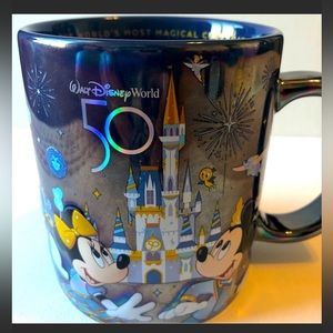 Walt Disney World 50th Anniversary rare Ceramic Mug New
